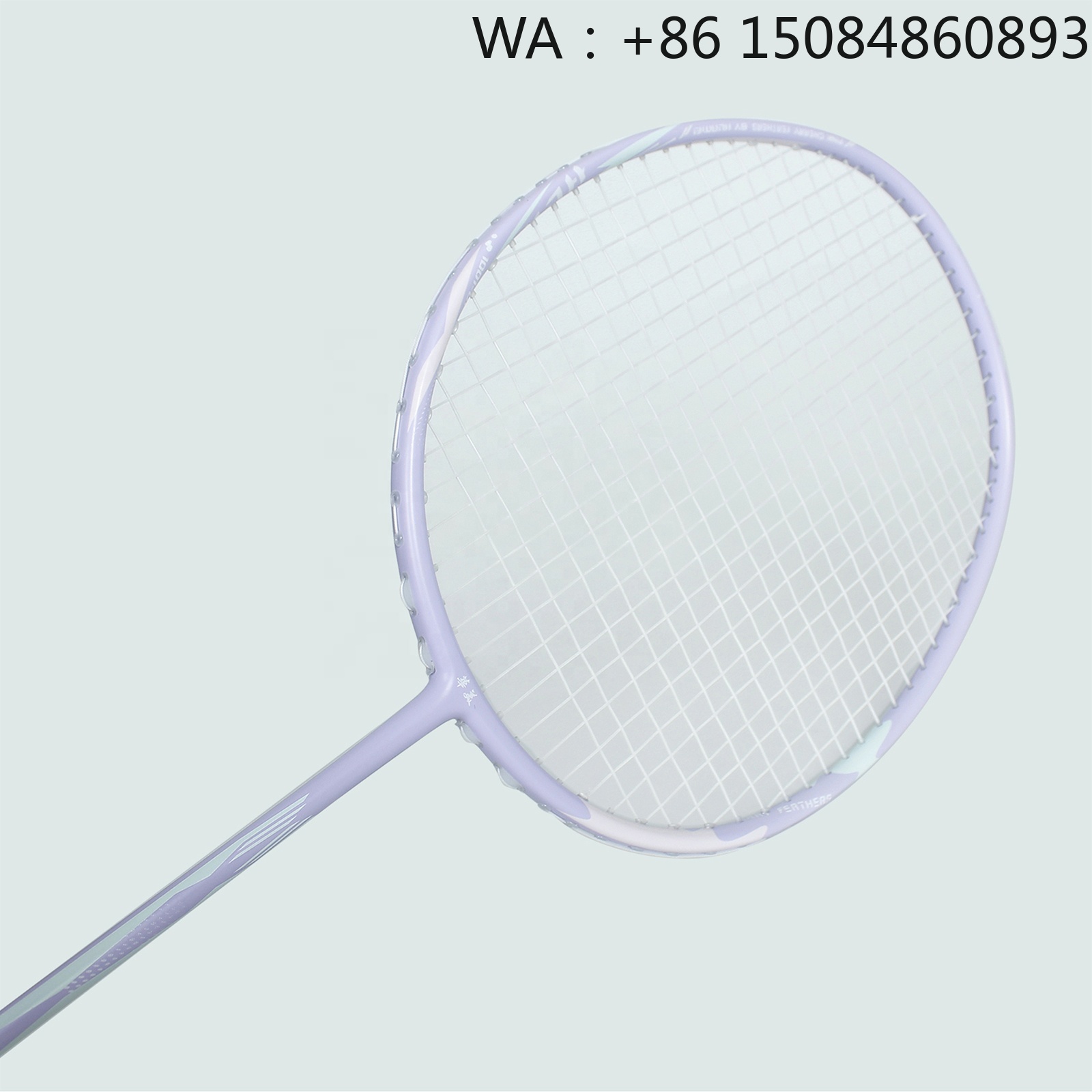 Badminton Racket - 4U G5 カーボンファイバー素材のバドミントンラケット、84g軽量フルカーボンフレーム、プレストリングデザイン、耐風構造