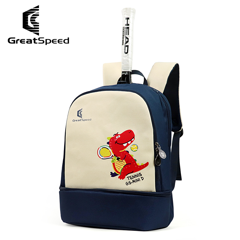 Badminton Youth - GreatSpeed 子供用テニスバッグ メンズ＆レディース ユース 独立シューズ収納 バドミントンバッグ