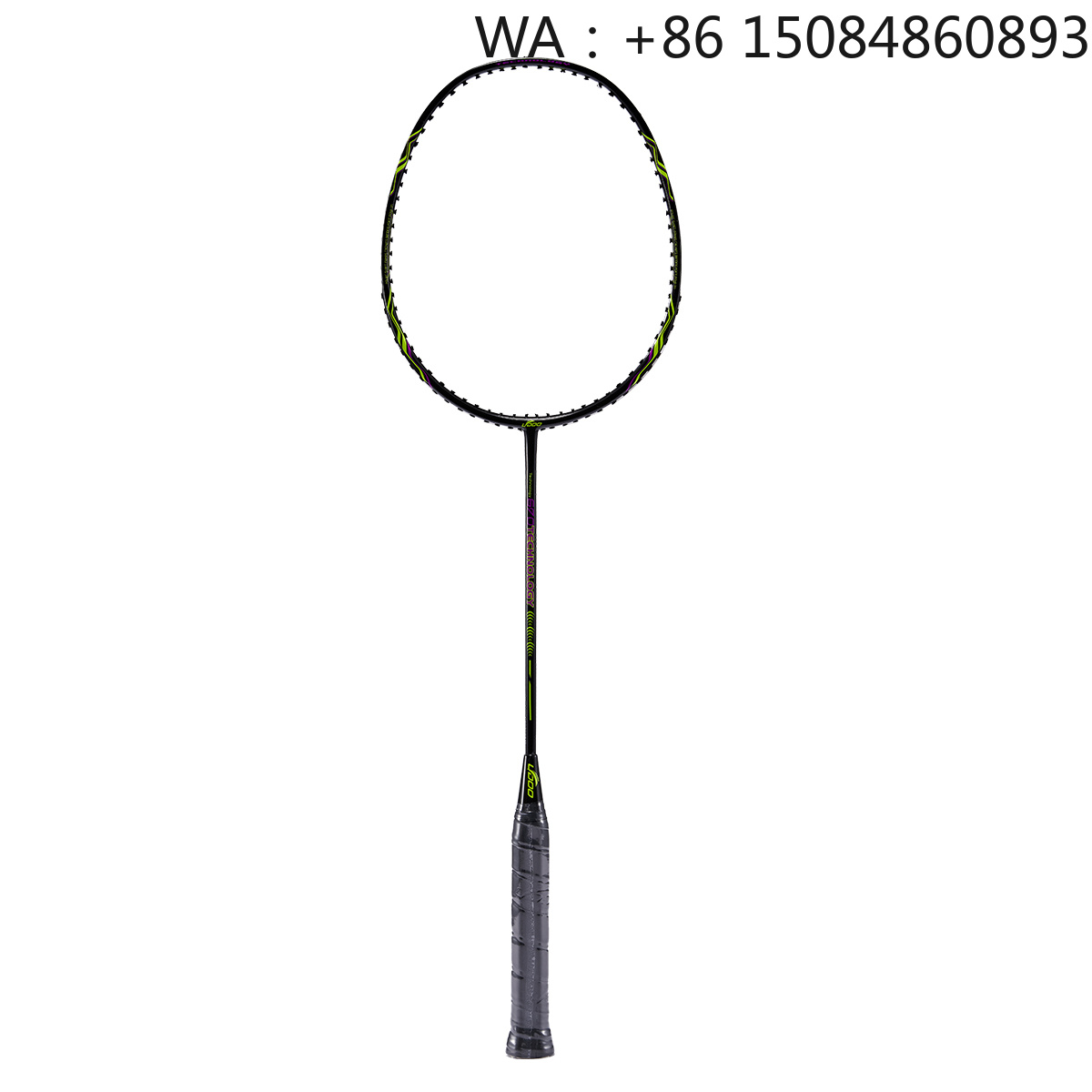 Badminton Racket - UC670 3U 複合グラファイトバドミントンラケット、軽量合金フレーム、中硬度 PU グリップ、ジュニア向け日常スポーツトレーニング用