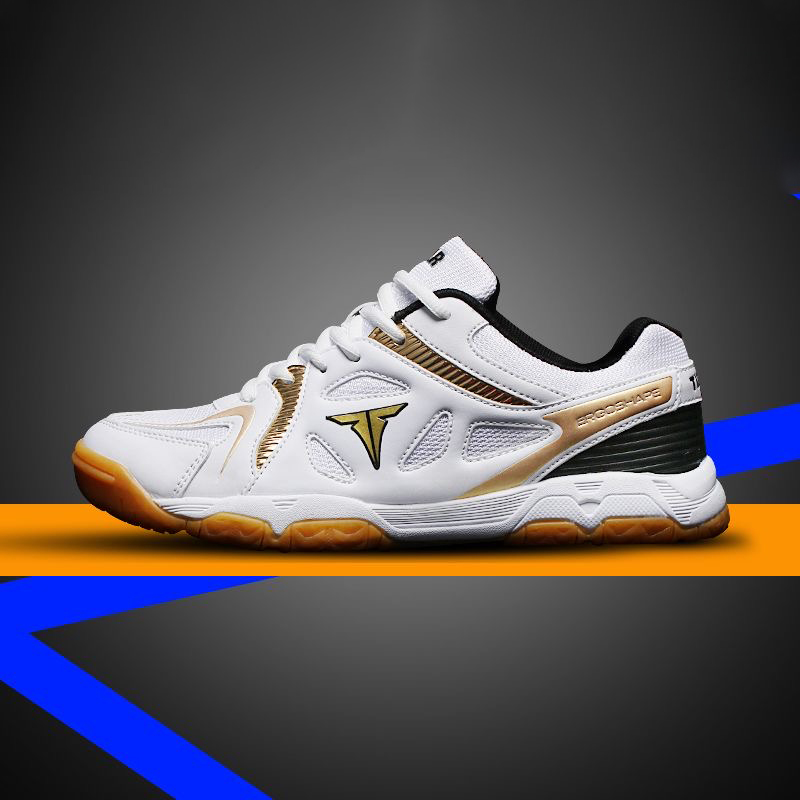 Badminton Youth - 新しい卓球シューズユニセックスプロフェッショナルバドミントントレーニングシューズユースレースアップスタイル屋内コート専用シューズメンズテン