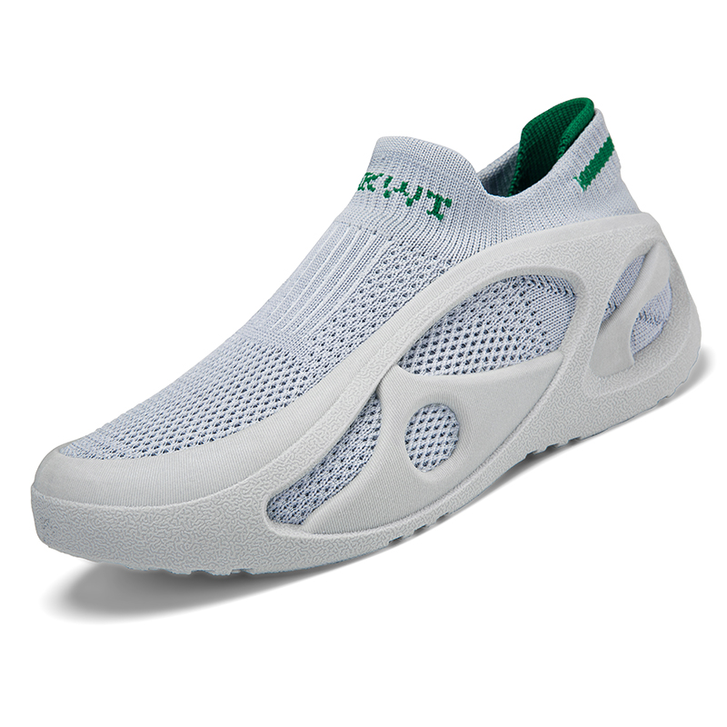 Ankle Support Badminton - メンズランニングシューズ 薄いメッシュ 通気性 スリッポン スポーツスニーカー カジュアル