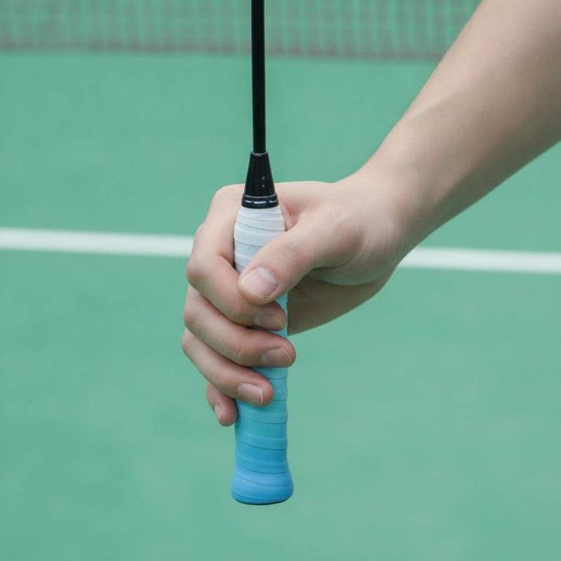 グラデーションカラー汗止めテニスラケットグリップテープ通気性 - Badminton Racket のレビューと価格