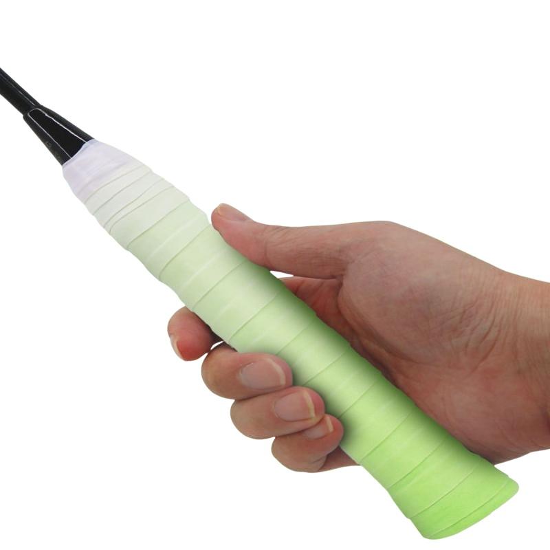 グラデーションカラー汗止めテニスラケットグリップテープ通気性 - Badminton Racket のレビューと価格