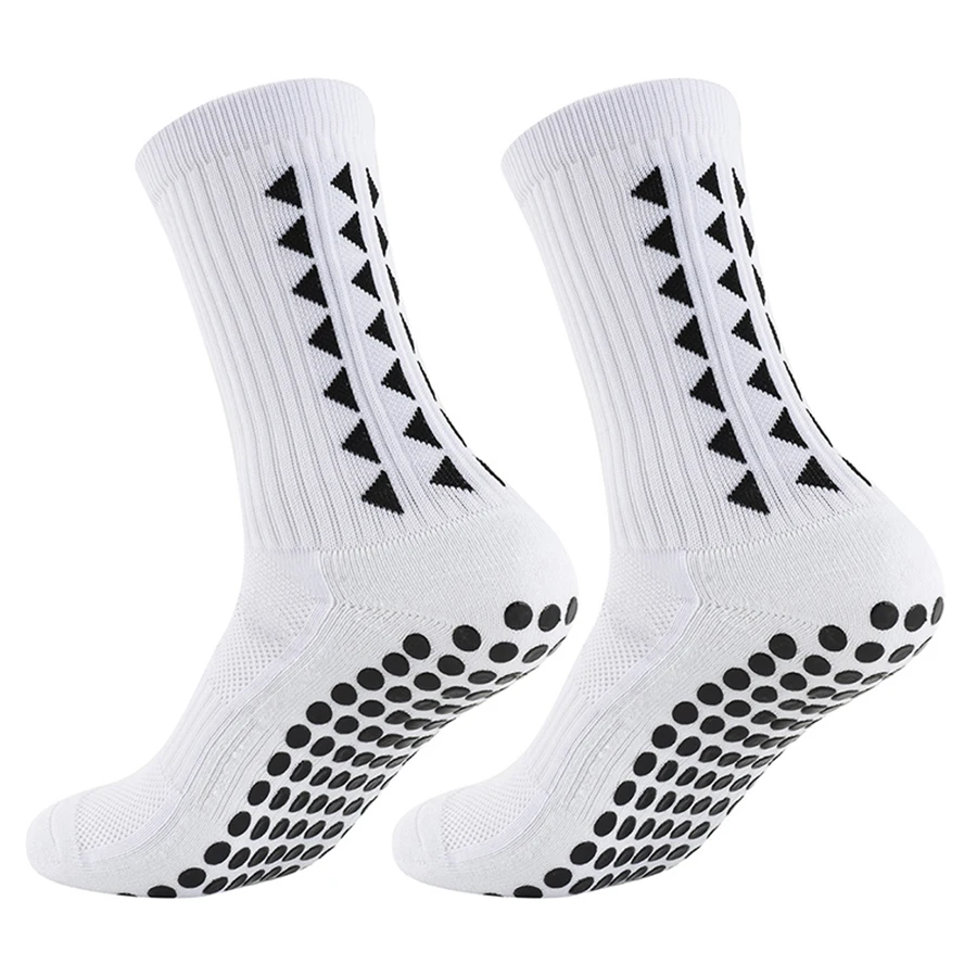 男性女性ノンスリップグリップソックスサッカーバスケットボール - Ankle Support Badminton のレビューと価格
