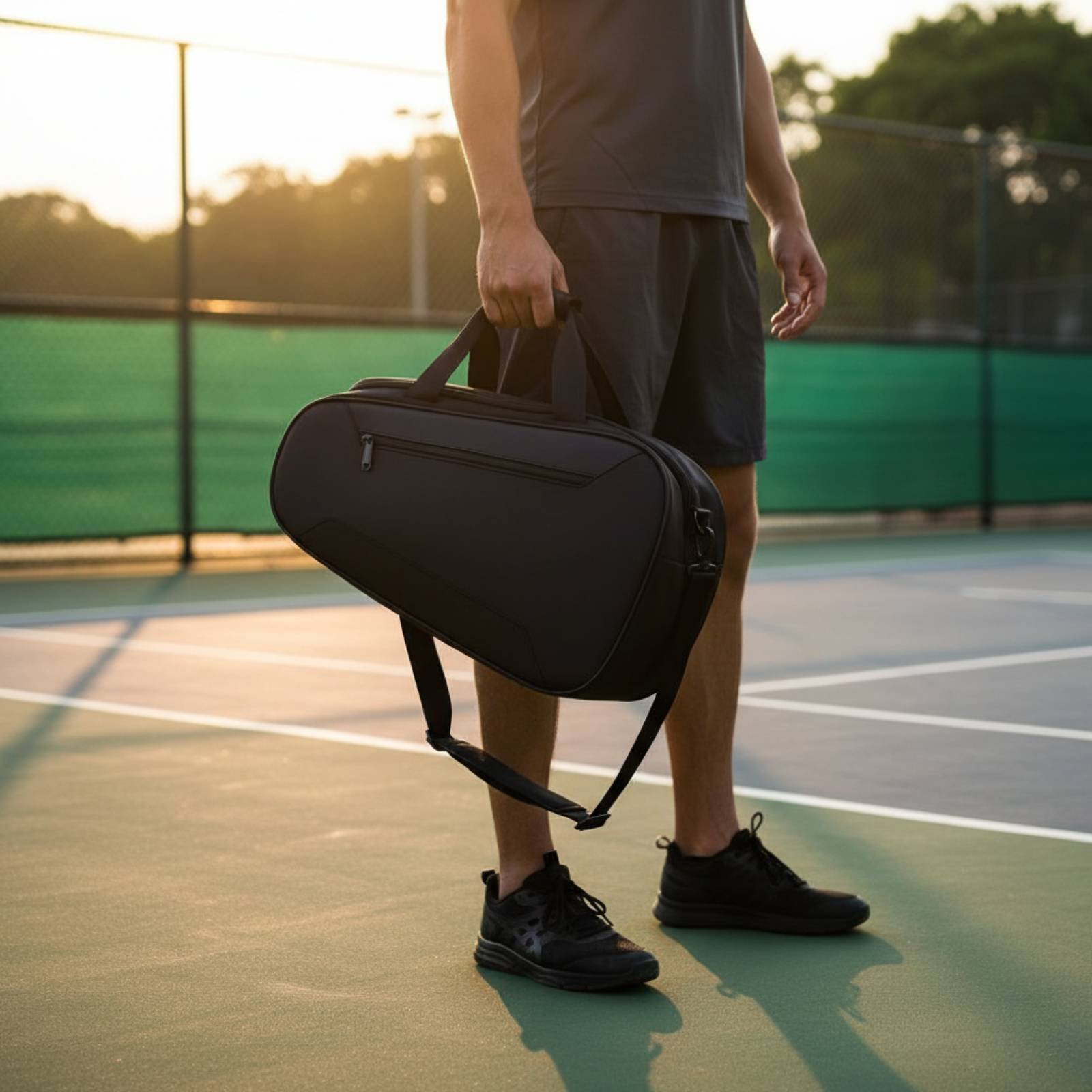 ピックルボールパドルバッグ 複数の持ち運びスタイル ピックル - Badminton Racket のレビューと価格