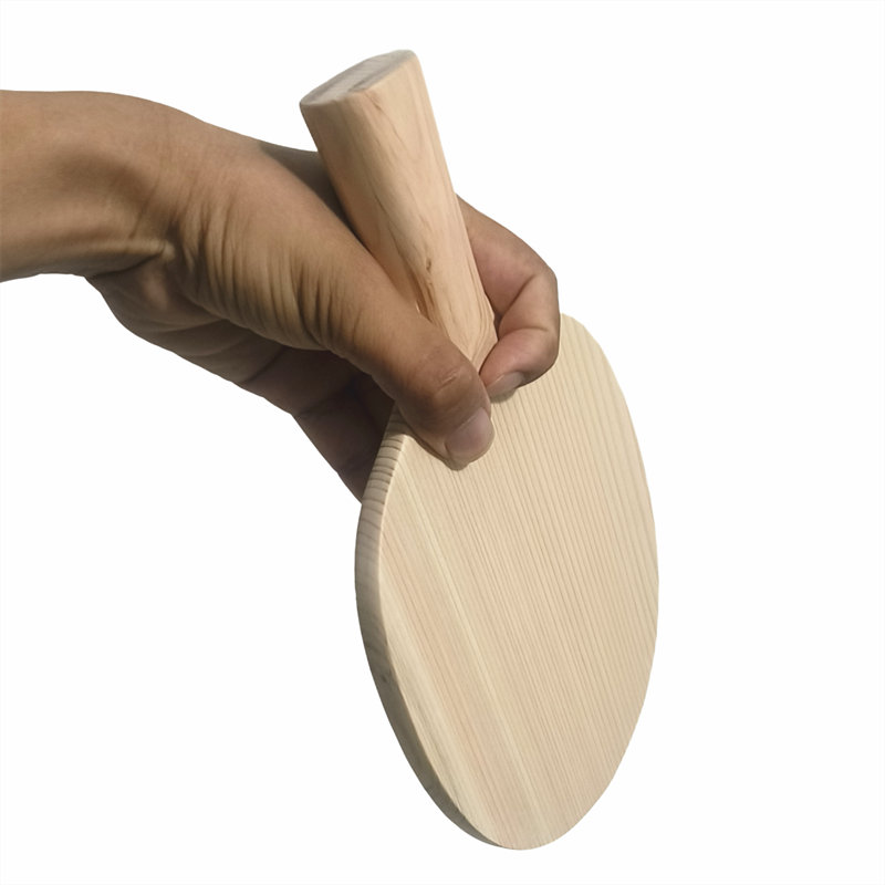 単層ヒノキ無垢材卓球ブレード 8mm ピンポンブレード FL - Badminton Single のレビューと価格