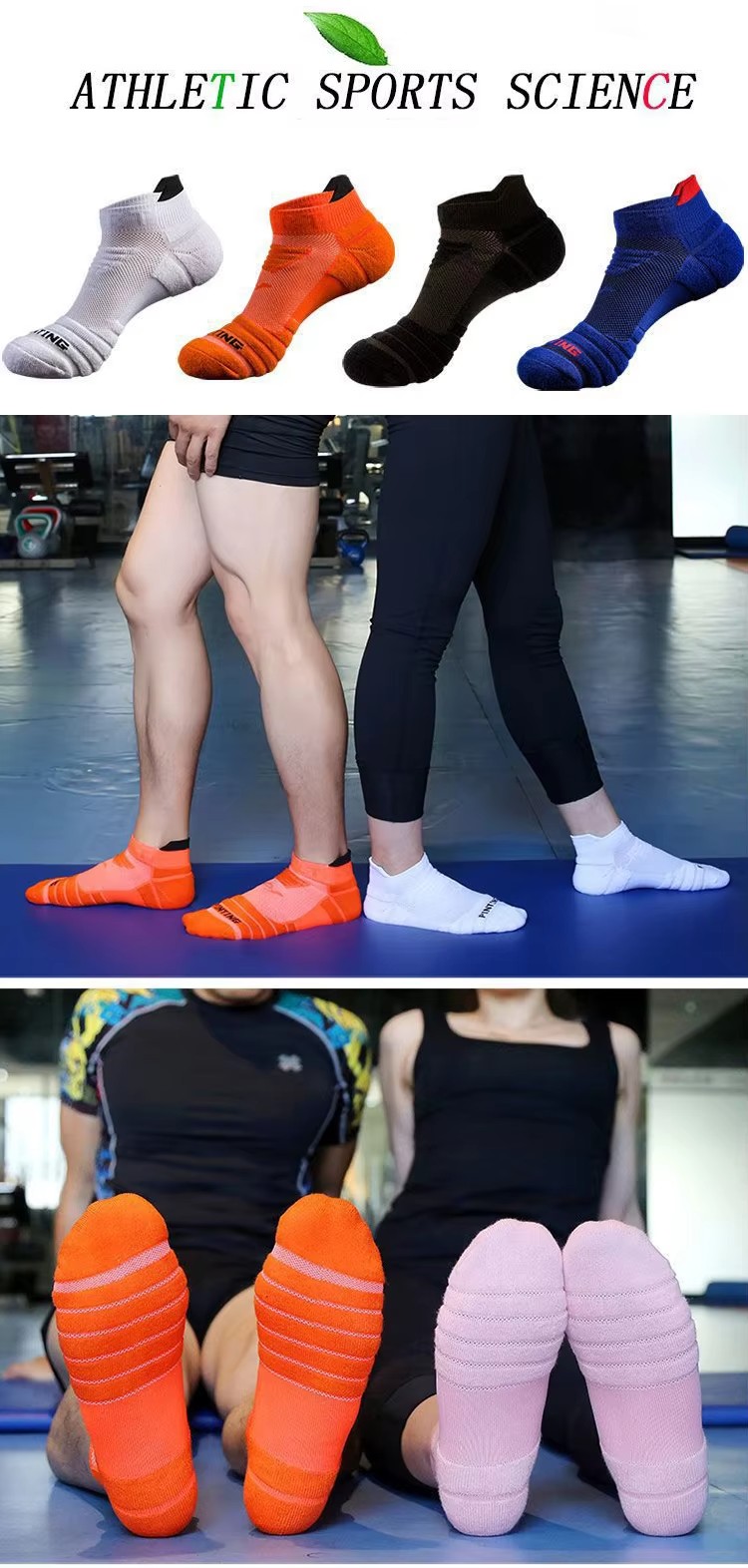 スポーツソックス メンズ ランニング プロフェッショナル マ - Ankle Support Badminton のレビューと価格