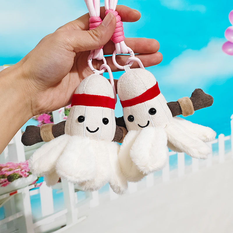 クリエイティブトレンドキュートバドミントンドールペンダントギ - Badminton Yang Yang のレビューと価格