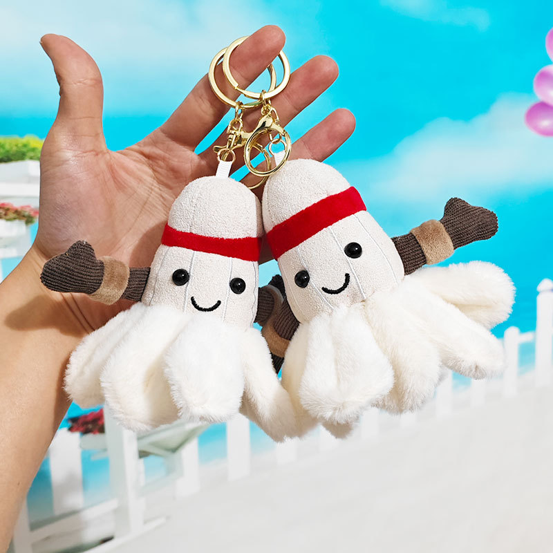 クリエイティブトレンドキュートバドミントンドールペンダントギ - Badminton Yang Yang のレビューと価格