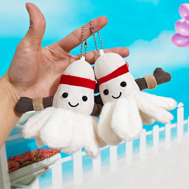 クリエイティブトレンドキュートバドミントンドールペンダントギ - Badminton Yang Yang のレビューと価格